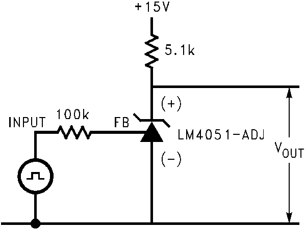 LM4051-N 大信號響應測試電路