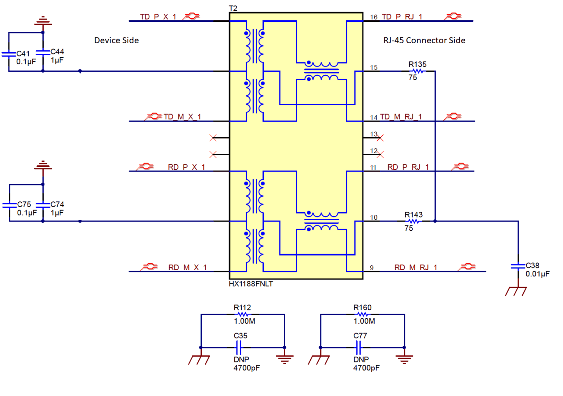 DP83825I TPI 網絡電路