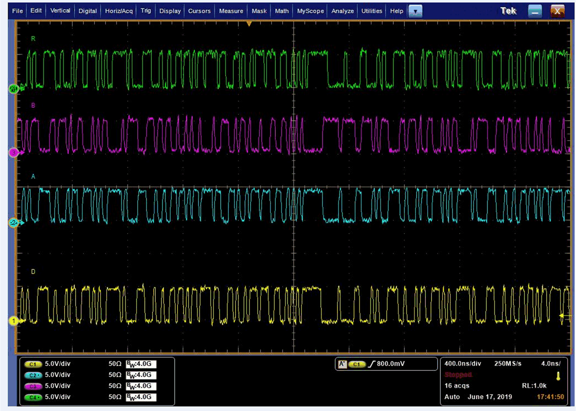 VCC = 5V 時(shí)的 THVD2450 波形 GUID-6883D71A-B21E-46A6-B132-1AFC063B1DA6-low.gif