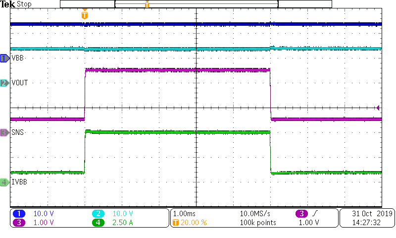 TPS1HB35-Q1 ISNS Settling
Time (tSNSION1) on Load Step GUID-428FE62B-0465-43A8-9EC0-05416D578DEF-low.png