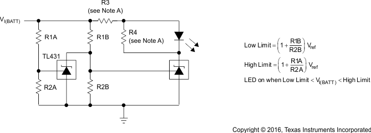 TL431-Q1 TL432-Q1 Volt_mon_SGLS302.gif
