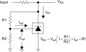 TL431-Q1 TL432-Q1 test_cir_vka_greater_than_vref_SGLS302.gif
