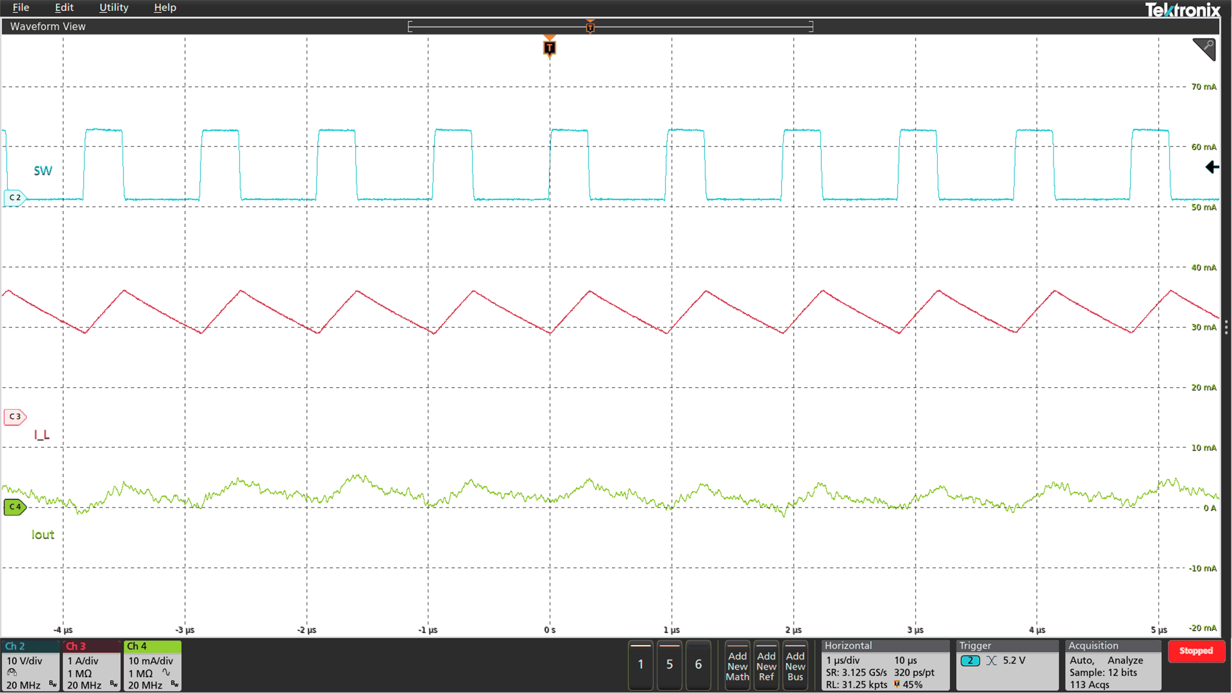 LED
Current Ripple at VDIM = 1.2 V GUID-F5FC0090-20AD-4F42-B24C-872CF0D03CE6-low.gif
