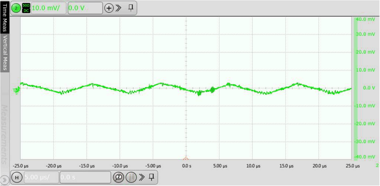 VISOOUT Ripple Voltage at 3.3 V with 100 uF Capacitor and 60 mA
load GUID-20211008-SS0I-TB7W-4G3V-QZQTMJR9WWPS-low.gif