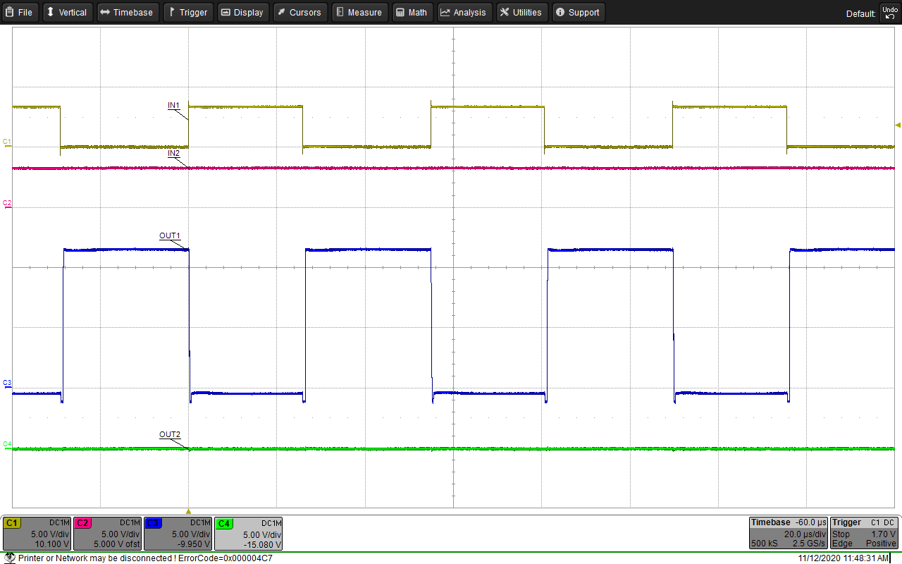具有 50% 占空比、INx 和 OUTx 電壓的電機的 PWM 驅動 GUID-20201112-CA0I-MVB9-FRW6-MPDTWB7KMRCP-low.png