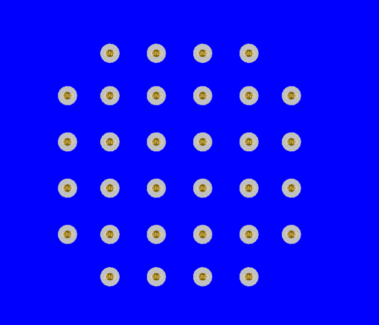 LMK5C33414A LMK5C33414A 的 PCB 布局示例，底層