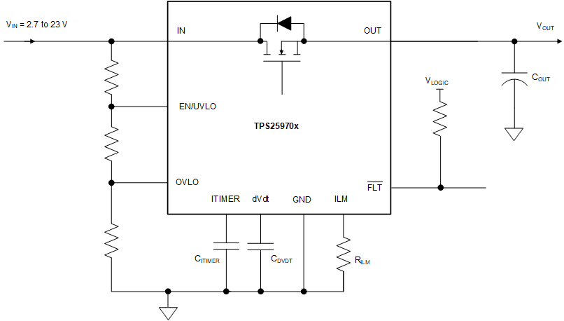 TPS2597 簡化版原理圖