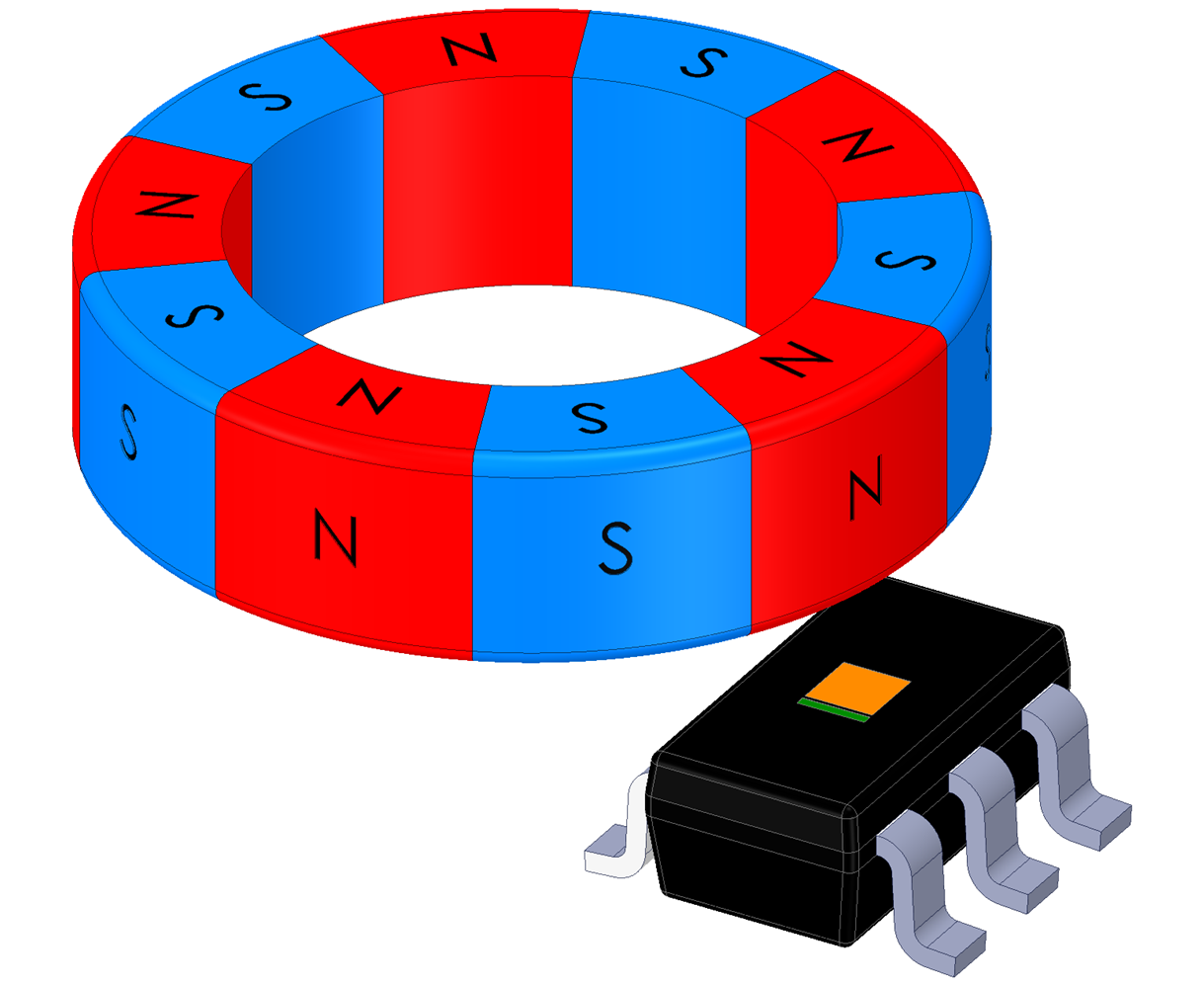 TMAG5110-Q1 TMAG5111-Q1 ZX 側邊緣 2