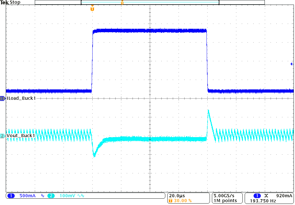 TPS62441 TPS62442 Load Transient Response GUID-874B0102-B2D5-4D46-9AF4-BFDCC954B0F1-low.png