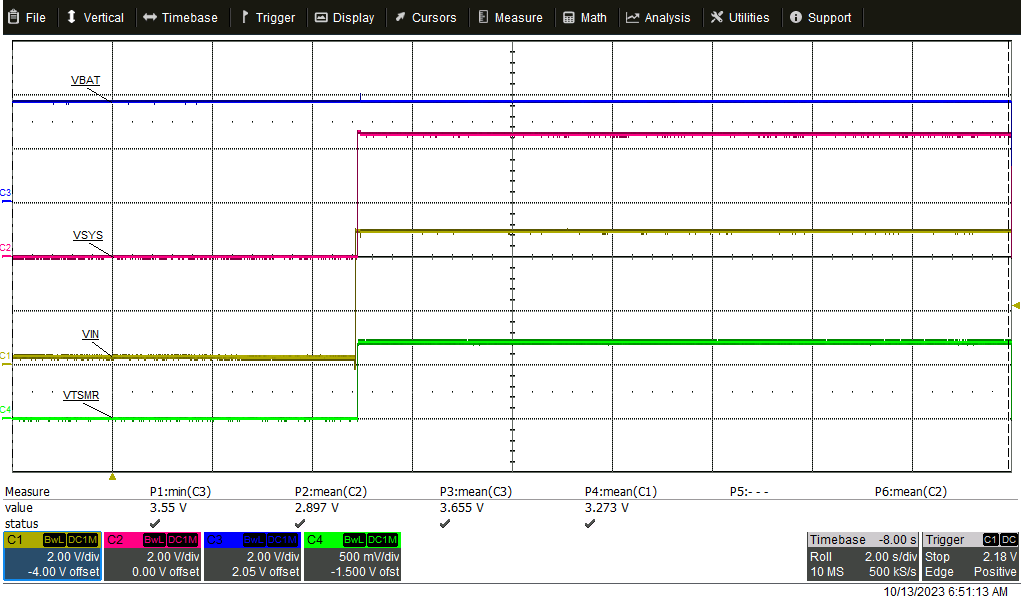 BQ25185 通過(guò)插入適配器從出廠(chǎng)模式喚醒