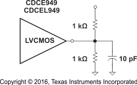 CDCE949 CDCEL949 測試負(fù)載