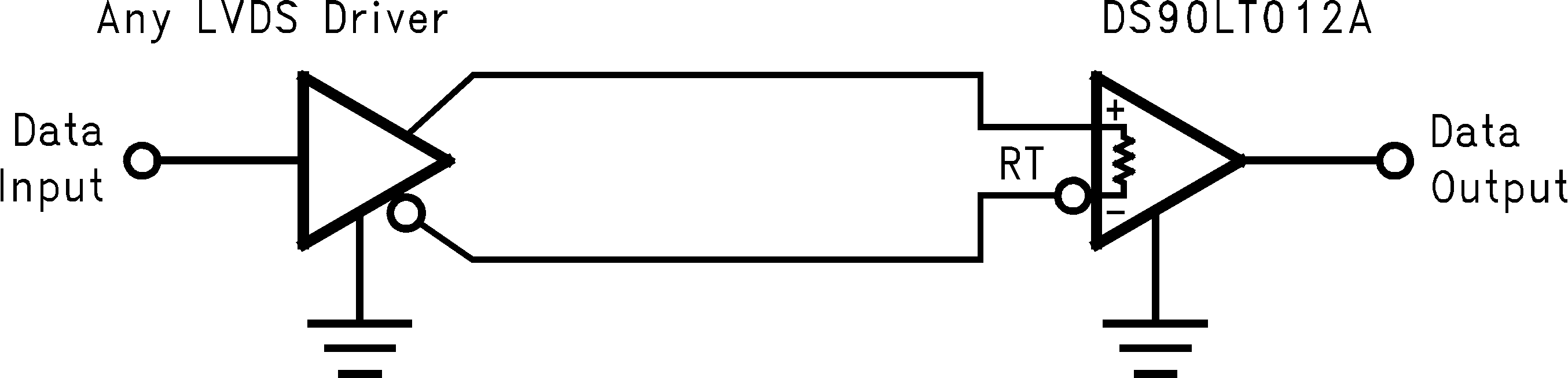 DS90LT012A DS90LV012A 平衡系統點對點應用 (DS90LT012A)