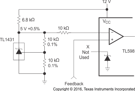 TL1431 TL1431M 具有 0.5% 基準的 PWM 轉換器
