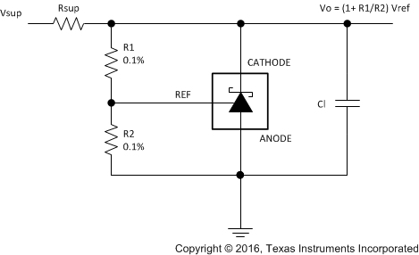 TL1431 TL1431M 比較器應用原理圖