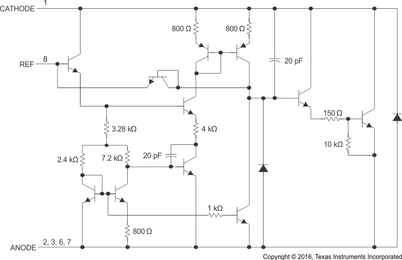 TL1431 TL1431M 詳細的原理圖