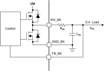 MCT8316A-Q1 降壓（電阻器模式）
