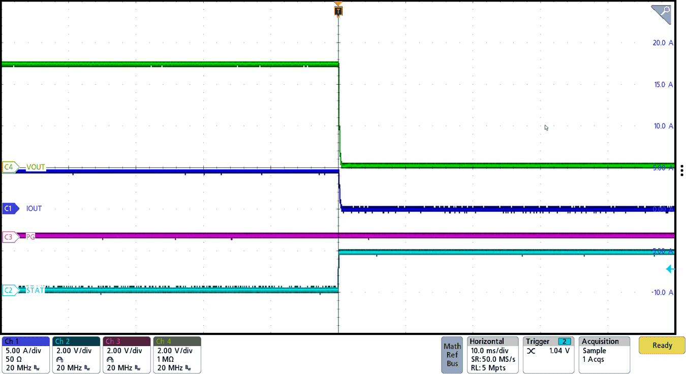 BQ25758S 通過 I2C 在 5A 負載下斷電 BQ25758S 通過 I2C 在 5A 負載下斷電