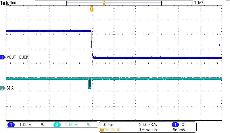 BQ25190 降壓禁用（空載）