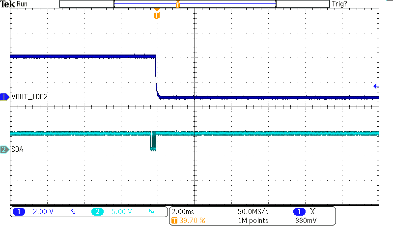 BQ25190 LDO2 禁用（空載）