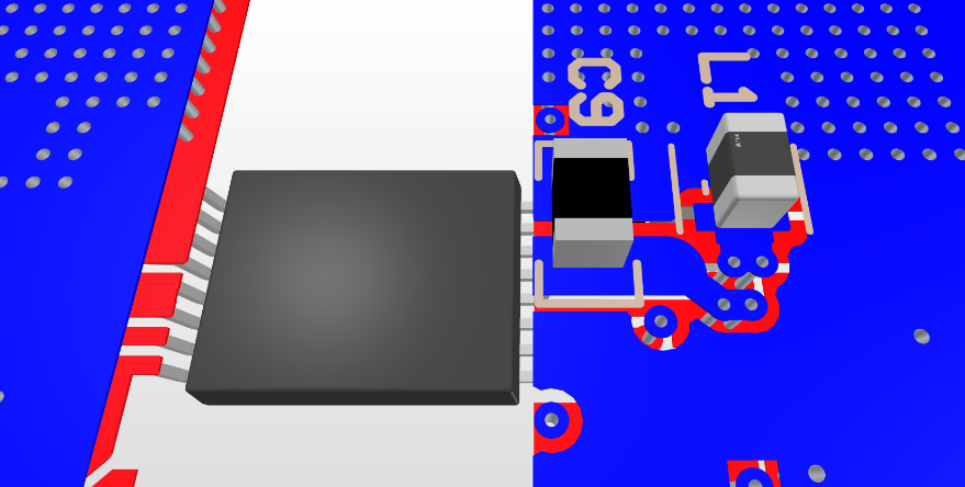 UCC34141-Q1 底面、降壓/升壓、VEE LC 放置和布線
