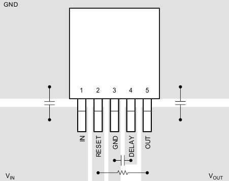 TLE4275-Q1 TLE4275-Q1 TO-263 布局設計示例