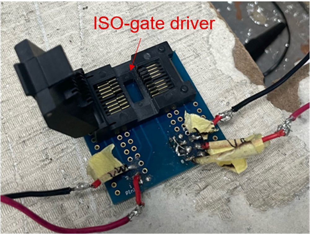  UCC23513 BCI
                    測試的最小子系統電路實物圖