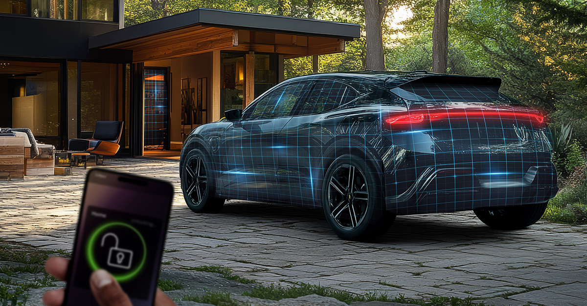  使用智能手機進入汽車