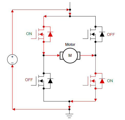  電機(jī)驅(qū)動高頻回路圖示