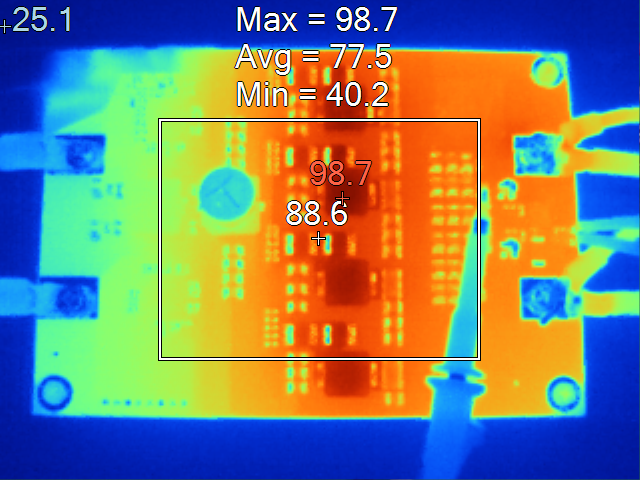  熱成像測試結(jié)果