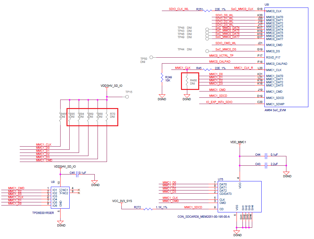 SK-AM64 SK-AM64B MMC1 原理圖