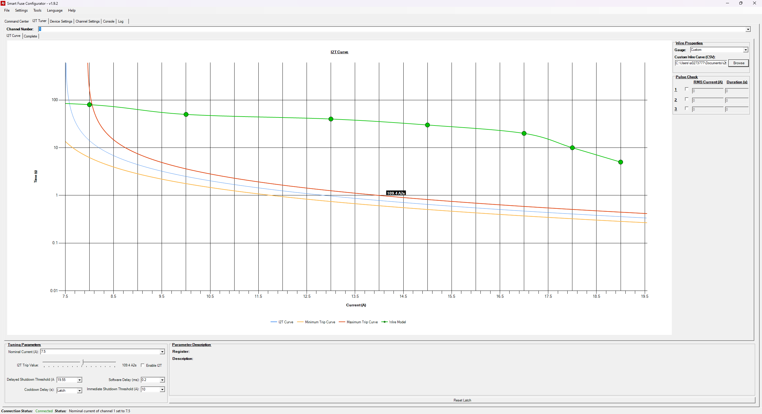 TPS2HCS10-Q1 定制導線模型