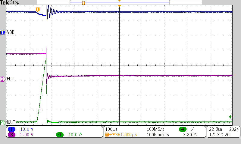 TPS2HCS10-Q1 接地短路事件