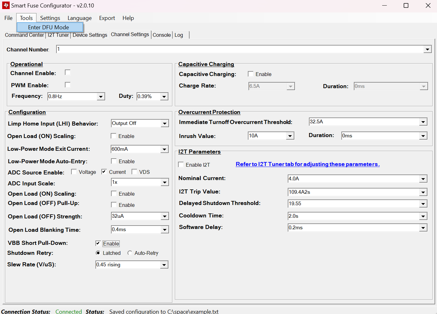 TPS2HCS10-Q1 進入固件更新模式