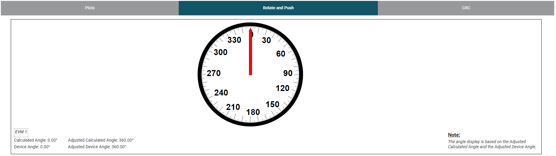 TMAG3001EVM 旋推 GUI 頁面
