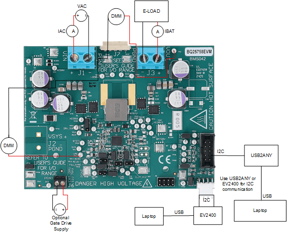 BQ25758EVM, BQ25758AEVM 