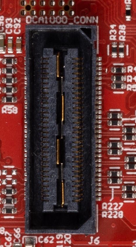 IWRL6432AOPEVM DCA1000 HD 連接器