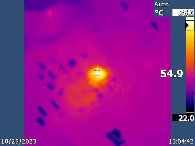 LMR66430-2EVM 2A 負(fù)載時的熱捕獲