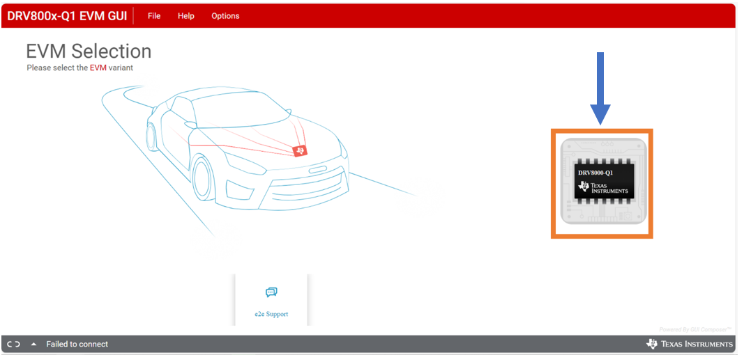 DRV8000-Q1EVM, 選擇 EVM 型號