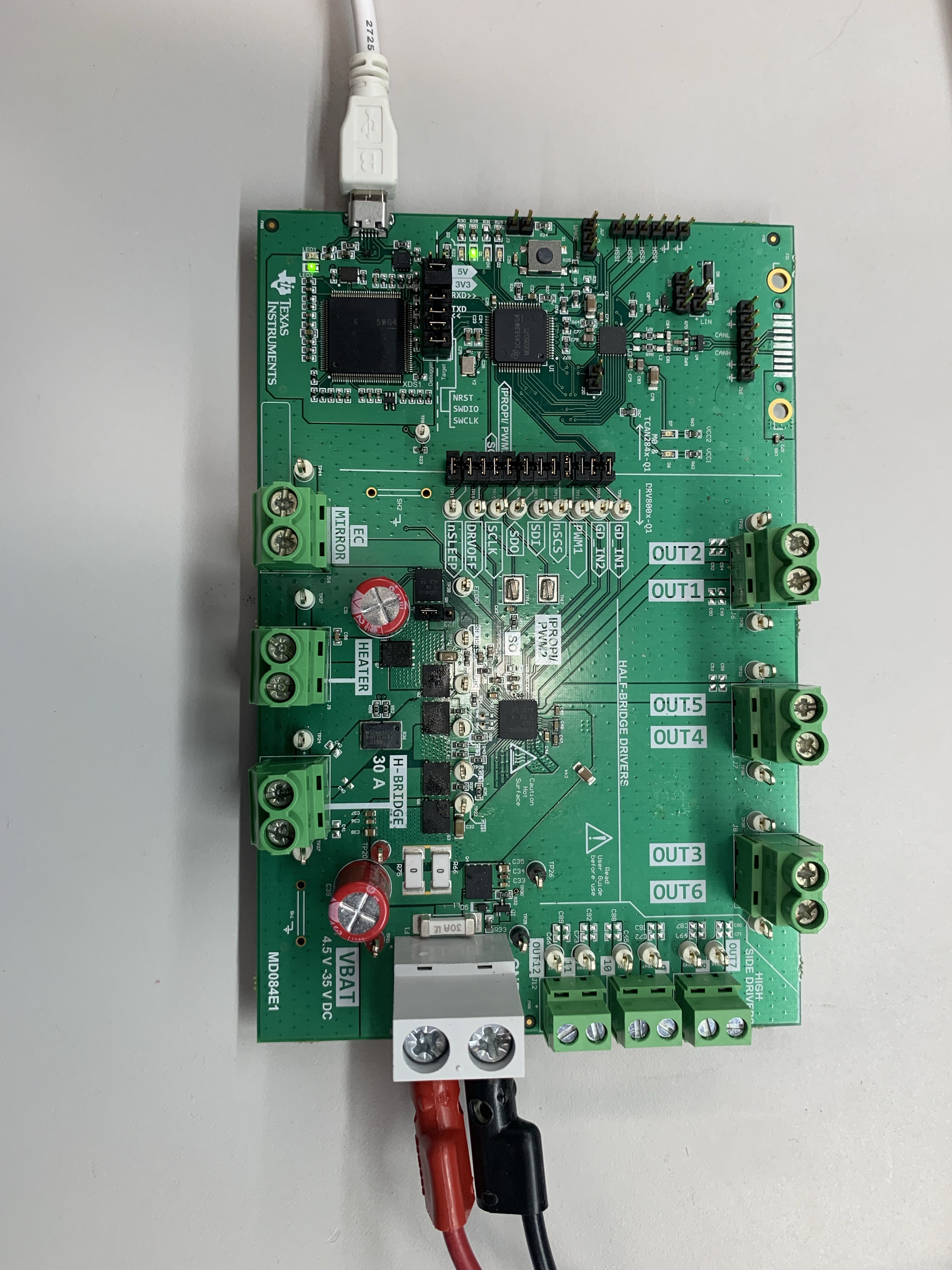 DRV8000-Q1EVM, 硬件設置