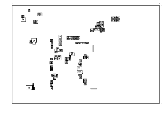  UCD3138PFCEVM-026 底層裝配圖（底視圖）