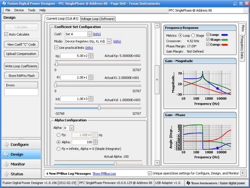  電流環路重新調優