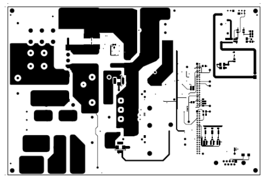  UCD3138PFCEVM-026 頂層銅（頂視圖）