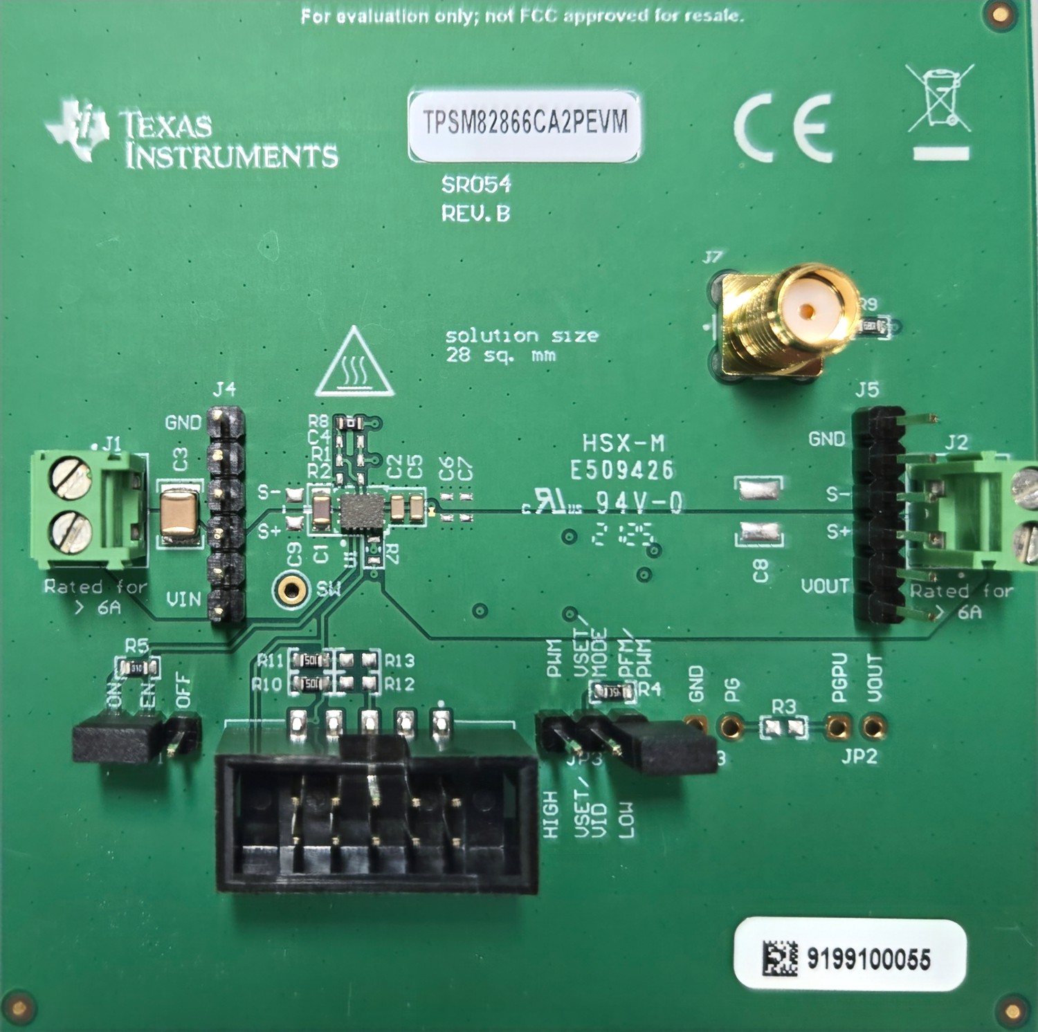 TPSM82866AA0PEVM, TPSM82866CA1PEVM, TPSM82866CA2PEVM, TPSM82866CA3PEVM 