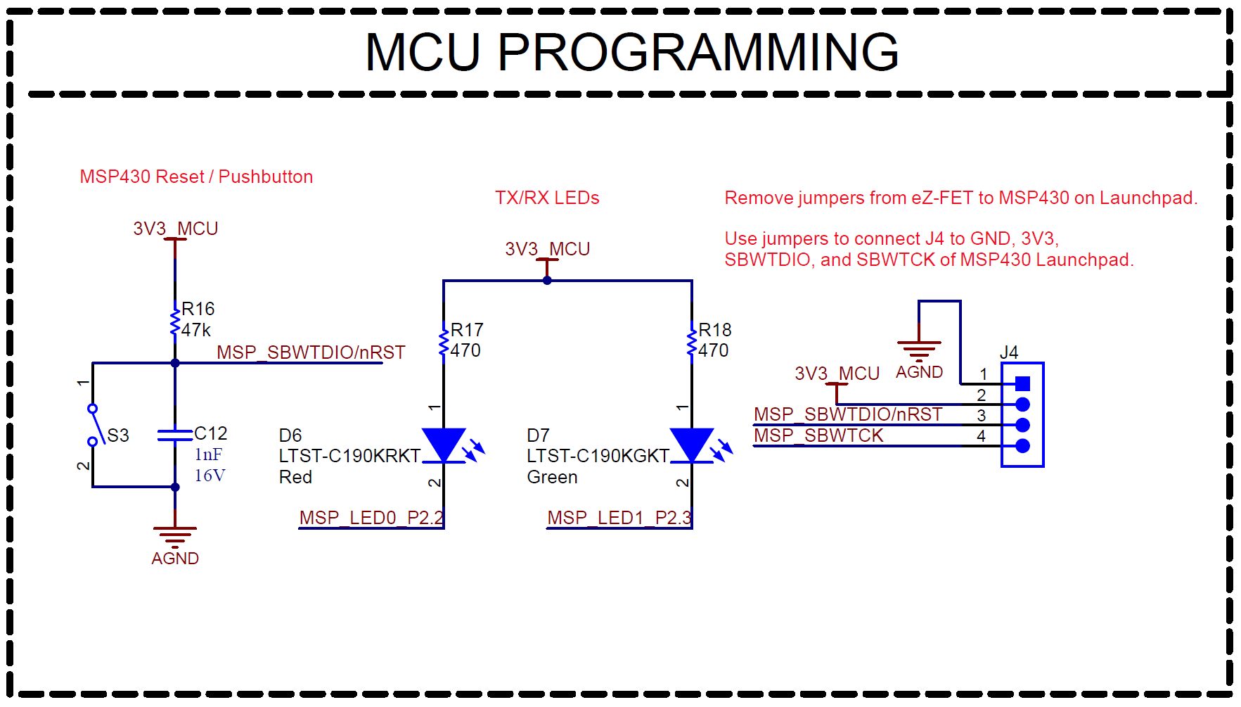 MCF8315PWPEVM MCU 編程和調試原理圖
