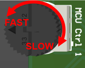 DRV8421AEVM, DRV8421BEVM 速度控制方向