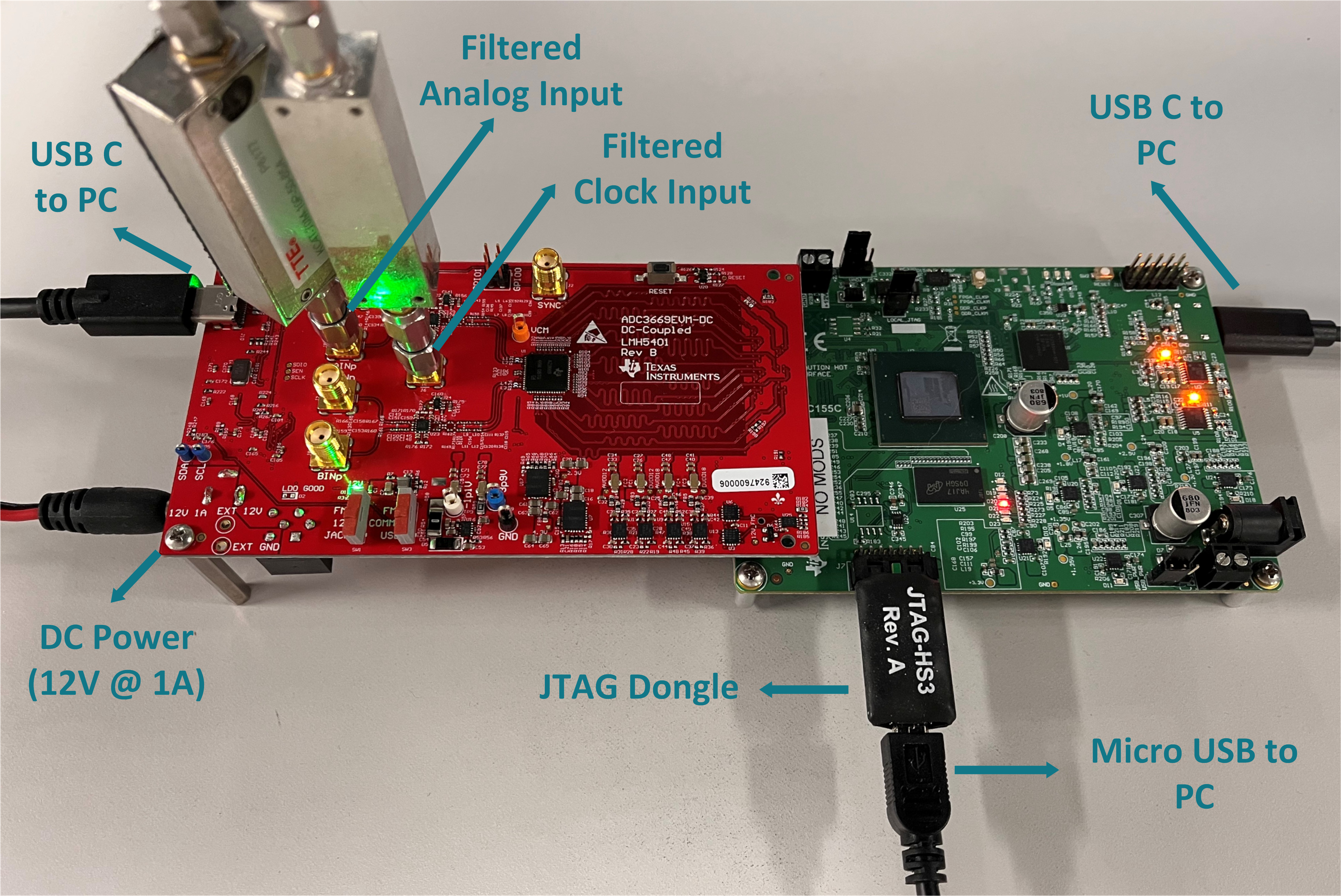 ADC3669EVM-DC ADC3669EVM-DC 的組裝設(shè)置