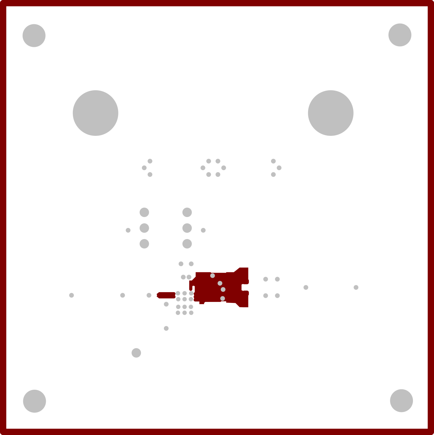 THS6232RHFEVM 接地層