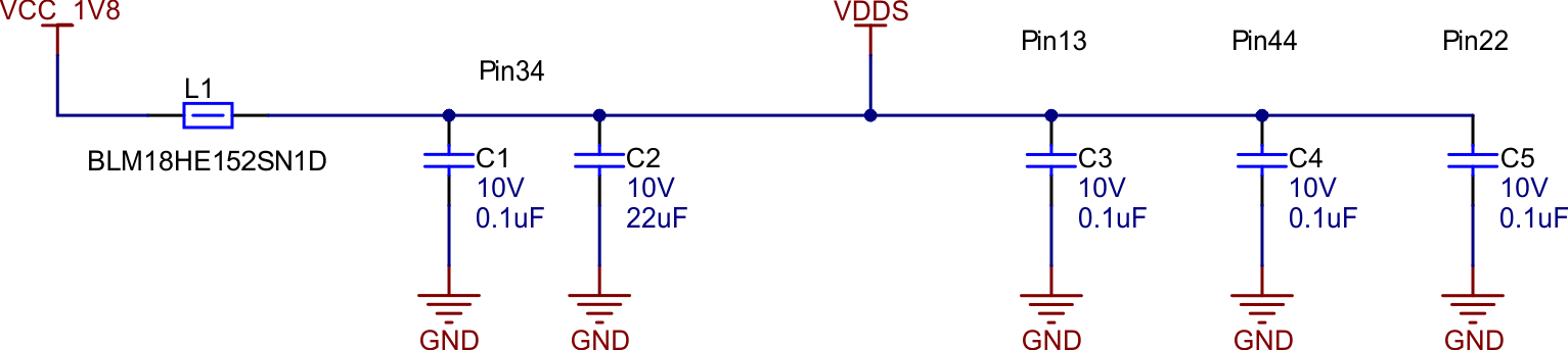 TIDA-010270 VDDS 去耦原理圖