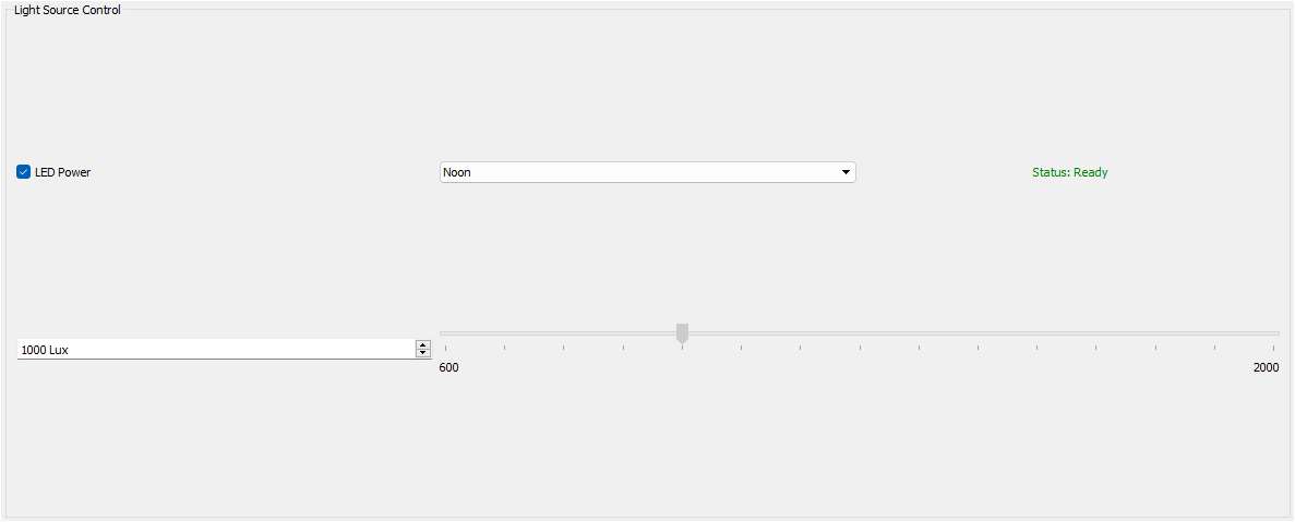 LIGHTSOURCE01EVM 光源控制面板
