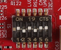 xWRL1432BOOST-BSD 用于各種模式設置的 S1 開關